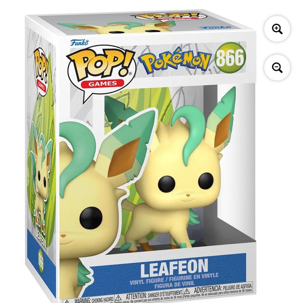 Funko Pop! Games Leafeon Vinyl Figure